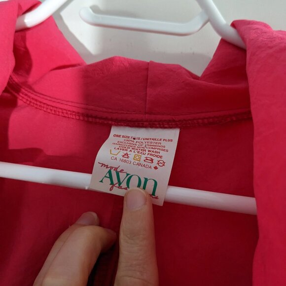 Vintage Avon Lightweight 1980s Jacket Fuchsia Pink Size One Size Plus - Picture 2 of 3